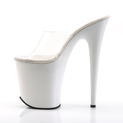 Pleaser Sandali da donna FLAMINGO-801 CLR / WHT