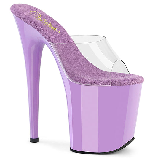 Pleaser Women's Platform Shoes FLAMINGO-801 Clr/Lavender