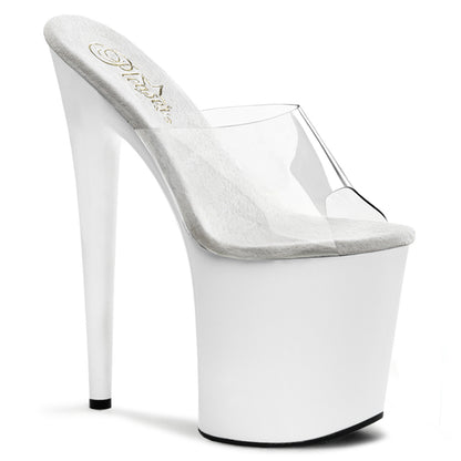 Pleaser Sandali da donna FLAMINGO-801 CLR / WHT