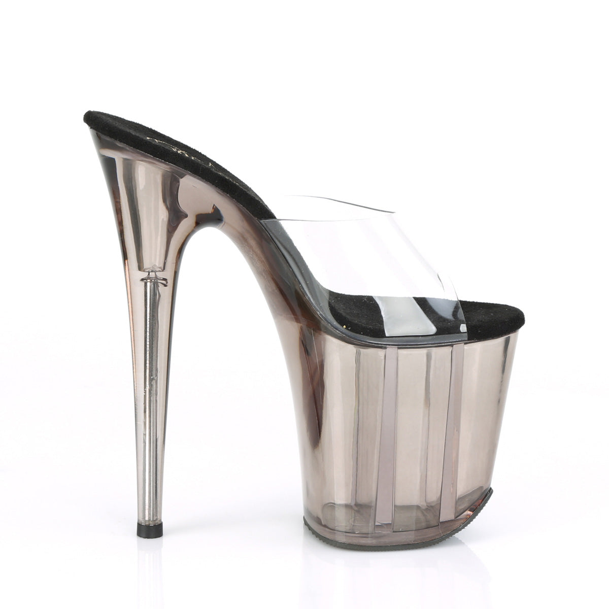 Pleaser Sandali da donna FLAMINGO-801T CLR / Smoke Tinted