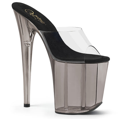 Pleaser Sandali da donna FLAMINGO-801T CLR / Smoke Tinted