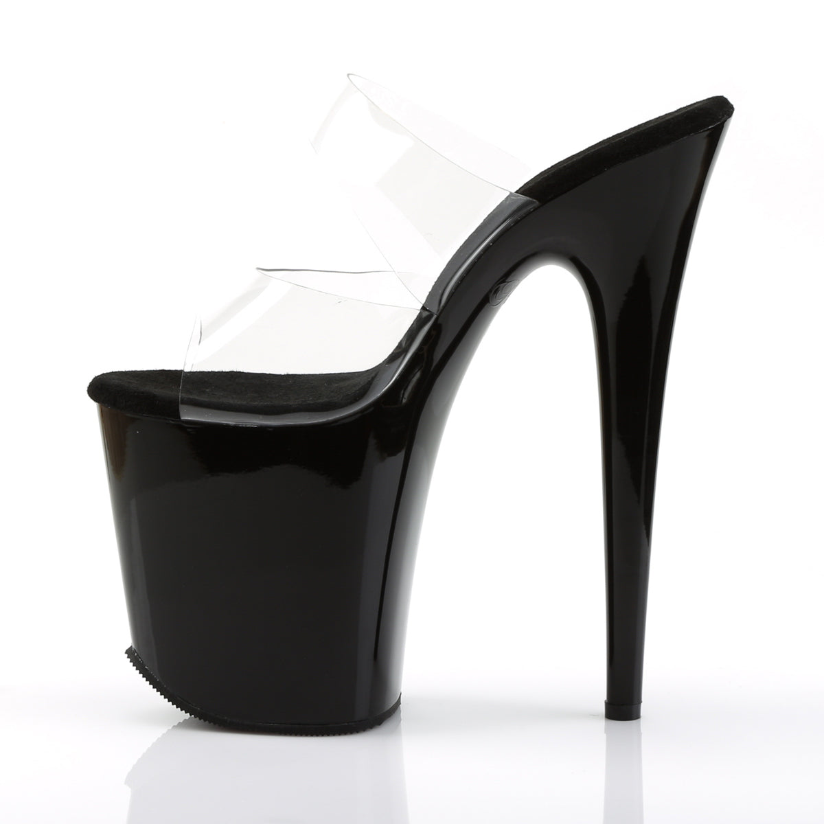 Pleaser Sandali da donna FLAMINGO-802 CLR / BLK