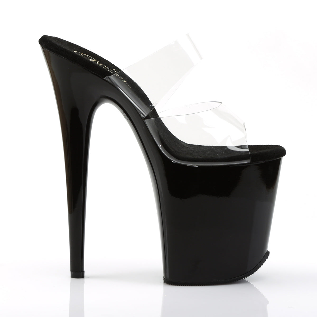 Pleaser Sandali da donna FLAMINGO-802 CLR / BLK