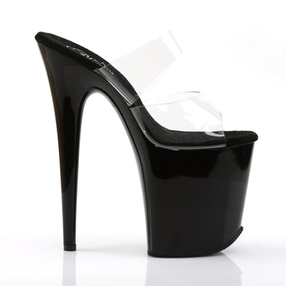Pleaser Sandali da donna FLAMINGO-802 CLR / BLK