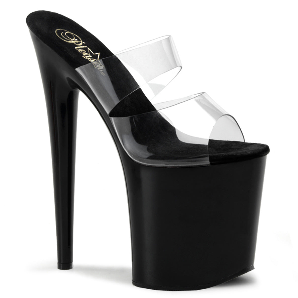 Pleaser Sandali da donna FLAMINGO-802 CLR / BLK