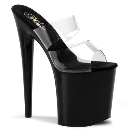 Pleaser Sandali da donna FLAMINGO-802 CLR / BLK