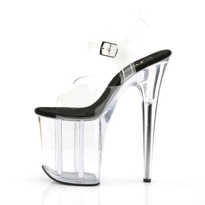 Pleaser Sandali da donna FLAMINGO-808 CLR-BLK / CLR