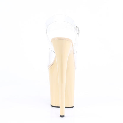 Pleaser Sandali da donna FLAMINGO-808 CLR / CREMA