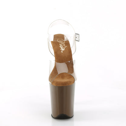 Pleaser  Sandali FLAMINGO-808 CLR / MOCHA