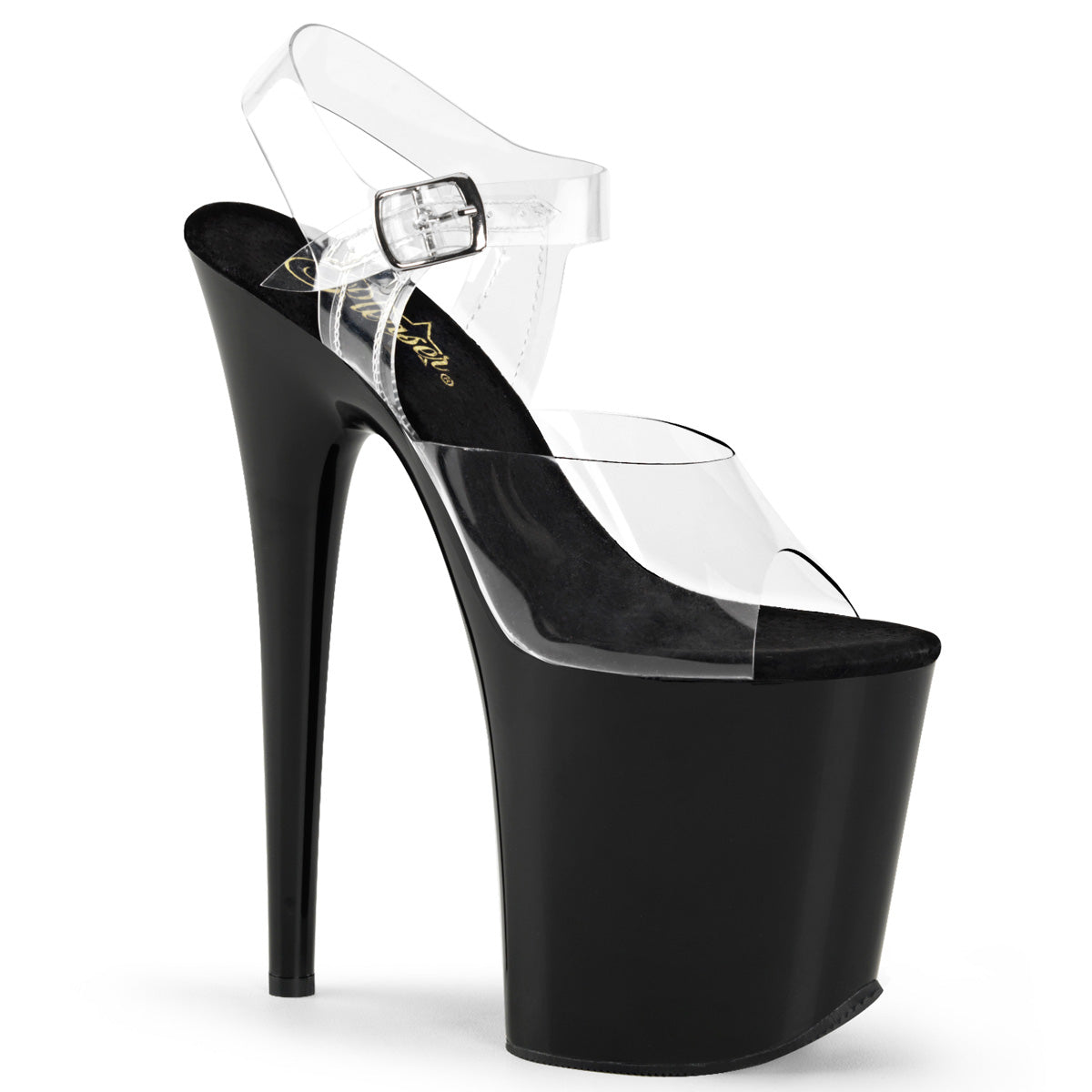 Pleaser Sandali da donna FLAMINGO-808 CLR / BLK