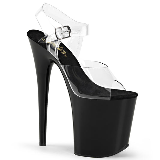 Pleaser Sandali da donna FLAMINGO-808 CLR / BLK