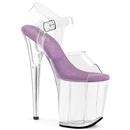 Pleaser Women's Platform Shoes FLAMINGO-808 Clr-Lavender/Clr