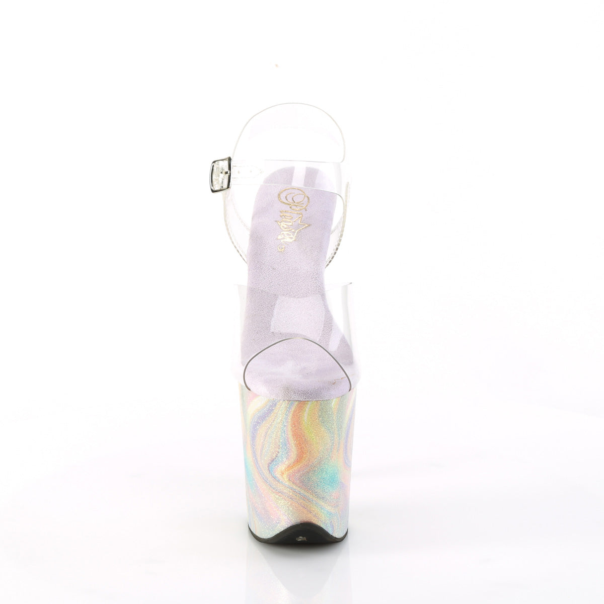 Pleaser   FLAMINGO-808crf Clr/Lavender Multi Lights