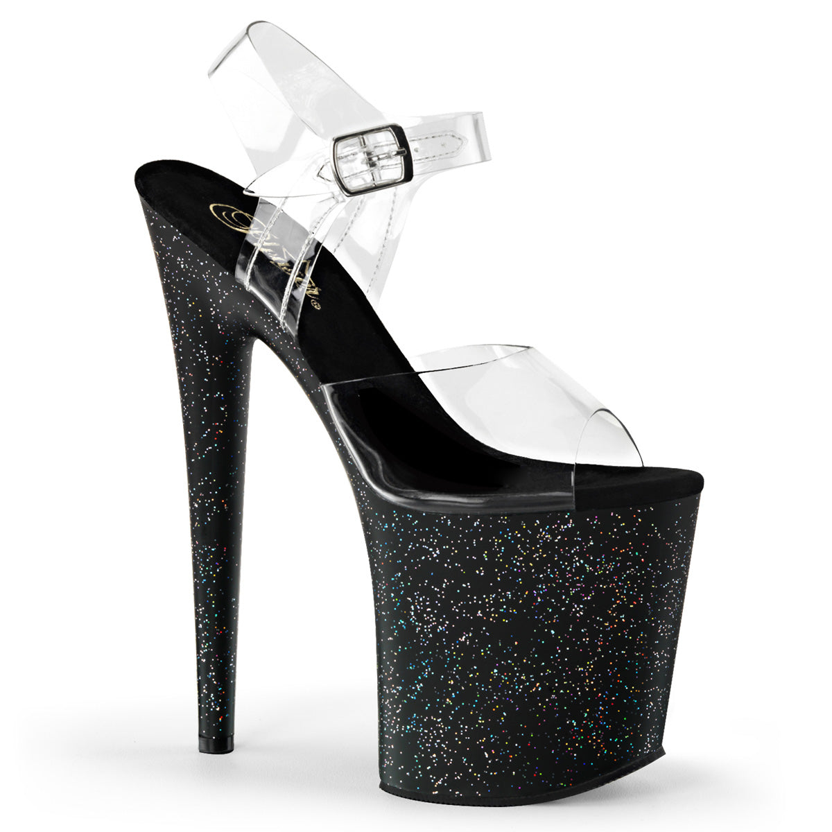 Pleaser Sandali da donna FLAMINGO-808 mg CLR / BLK