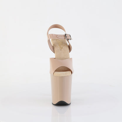 Pleaser Sandali da donna FLAMINGO-808N crema (jelly-like) TPU / crema