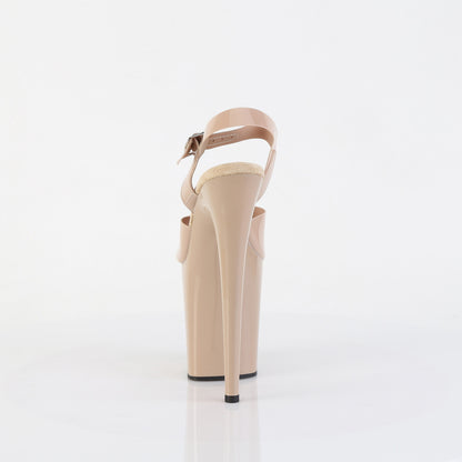 Pleaser Sandali da donna FLAMINGO-808N crema (jelly-like) TPU / crema