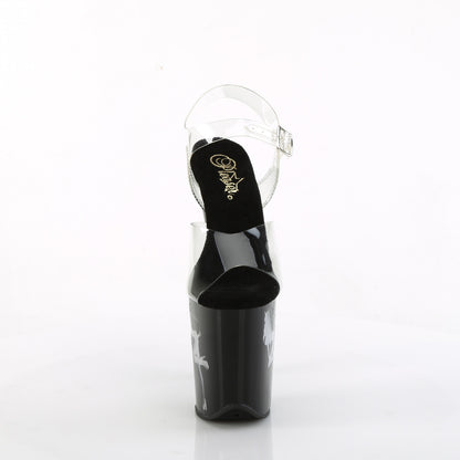 Pleaser  Sandali FLAMINGO-808nldg Clr/Blk-Multi