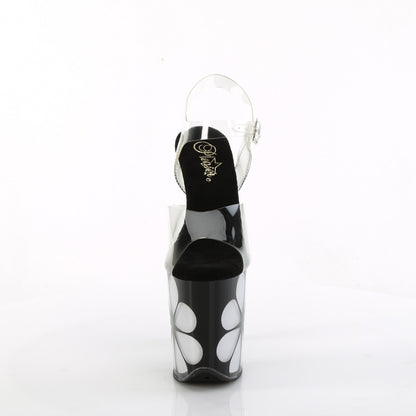Pleaser  Sandali FLAMINGO-808nlhs clr/blk-multi