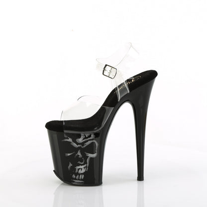 Pleaser  Sandali FLAMINGO-808nlsk Clr/Blk-Multi