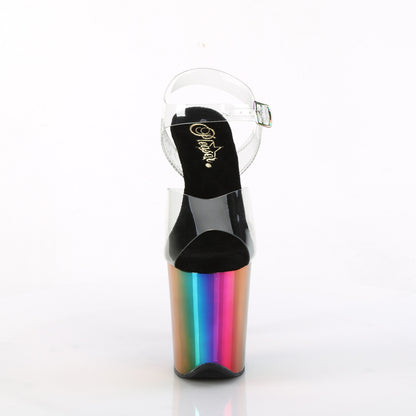 Pleaser  Sandali FLAMINGO-808RC CLR /Rainbow Cromo