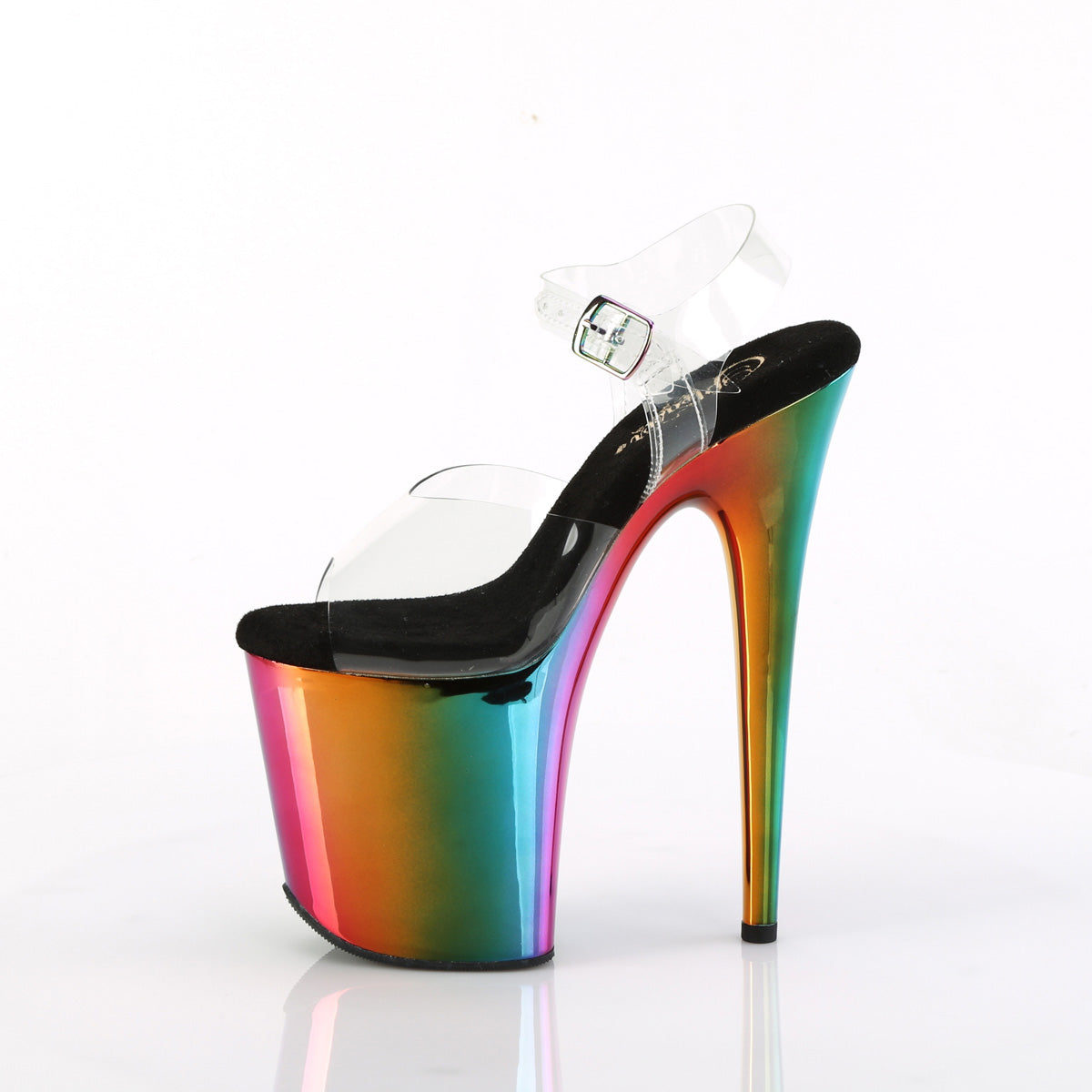 Pleaser  Sandali FLAMINGO-808RC CLR /Rainbow Cromo