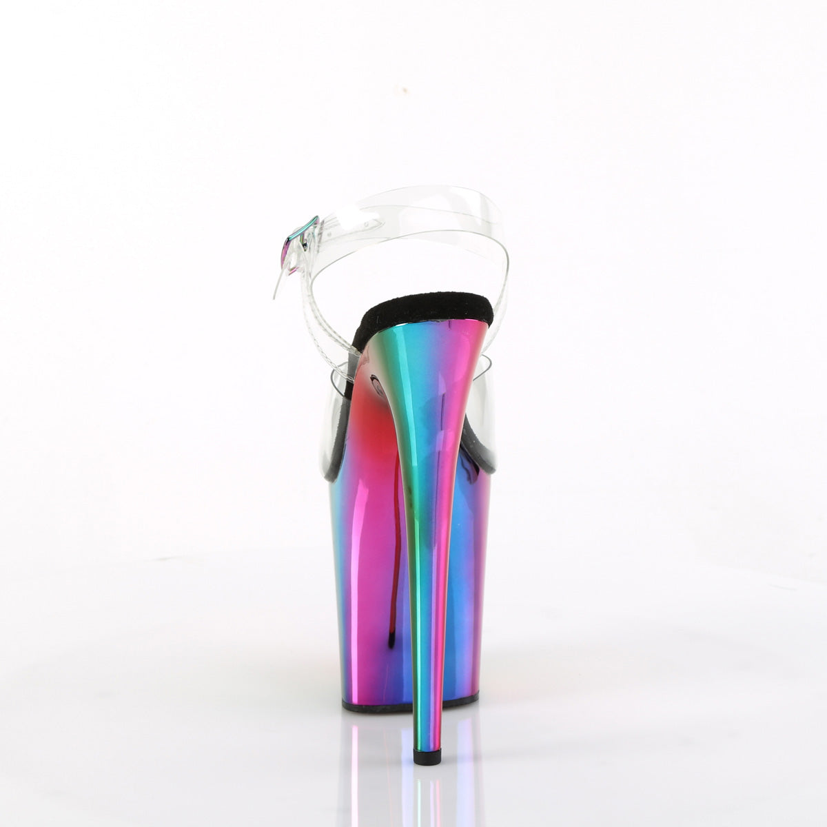 Pleaser  Sandali FLAMINGO-808RC CLR /Rainbow Cromo