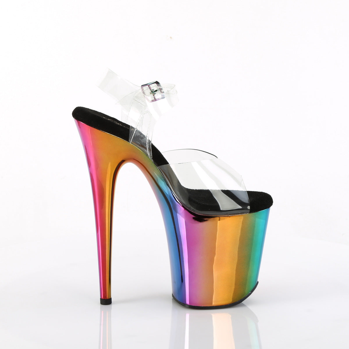 Pleaser  Sandali FLAMINGO-808RC CLR /Rainbow Cromo