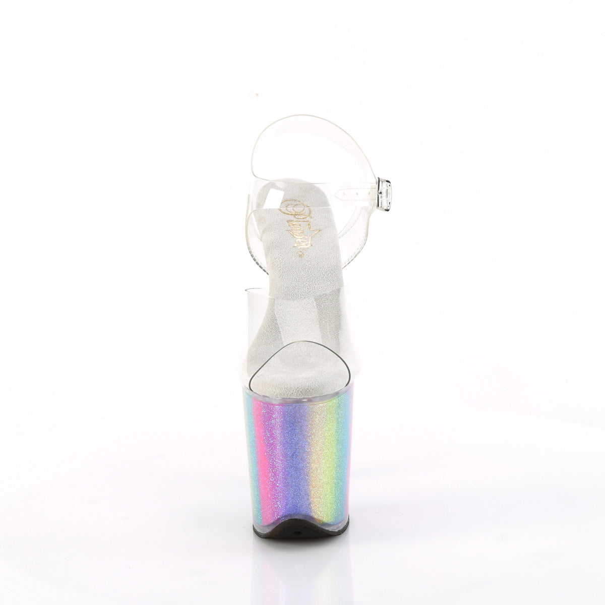 Pleaser   FLAMINGO-808rg-01 Clr/Rainbow Scintillio