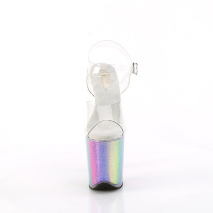 Pleaser   FLAMINGO-808rg-01 Clr/Rainbow Scintillio