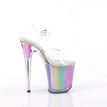 Pleaser   FLAMINGO-808rg-01 Clr/Rainbow Scintillio