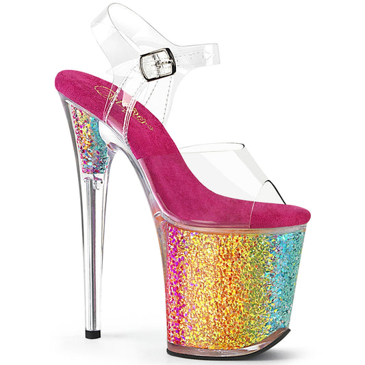Pleaser   FLAMINGO-808rg-02 clr/Rainbow Coriandoli