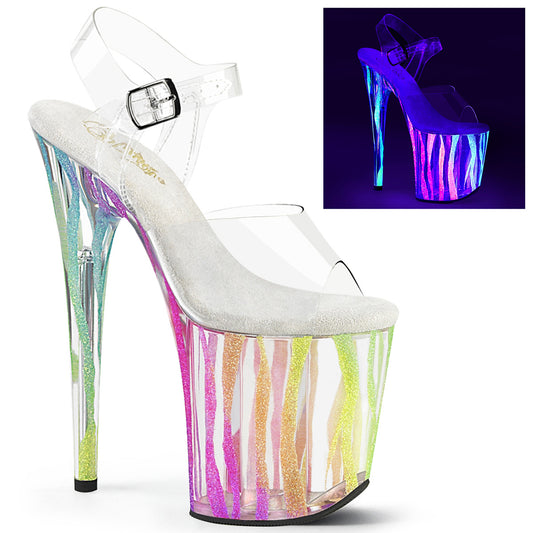 Pleaser   FLAMINGO-808rg-03 clr/Rainbow Scintillio