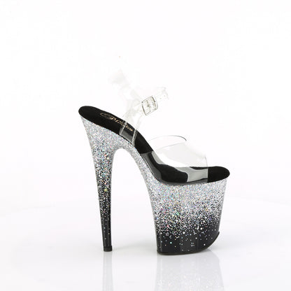 Pleaser   FLAMINGO-808SS CLR/BLK-SLV Multitter