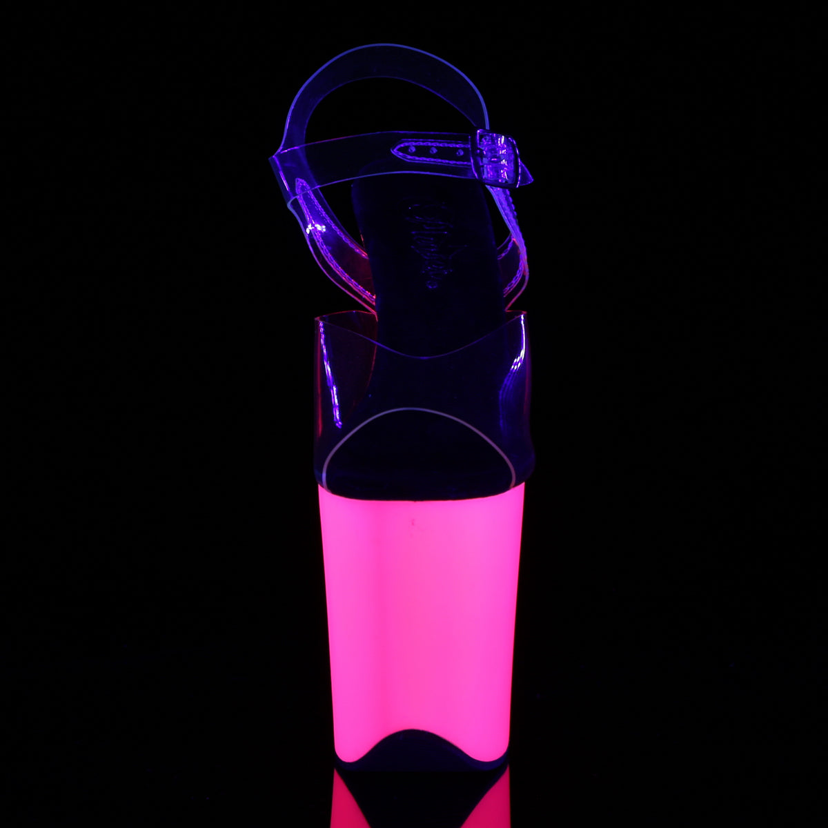Pleaser Sandali da donna FLAMINGO-808UV CLR / NEON Pink