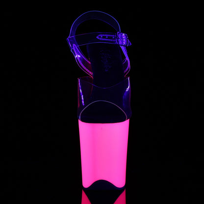 Pleaser Sandali da donna FLAMINGO-808UV CLR / NEON Pink