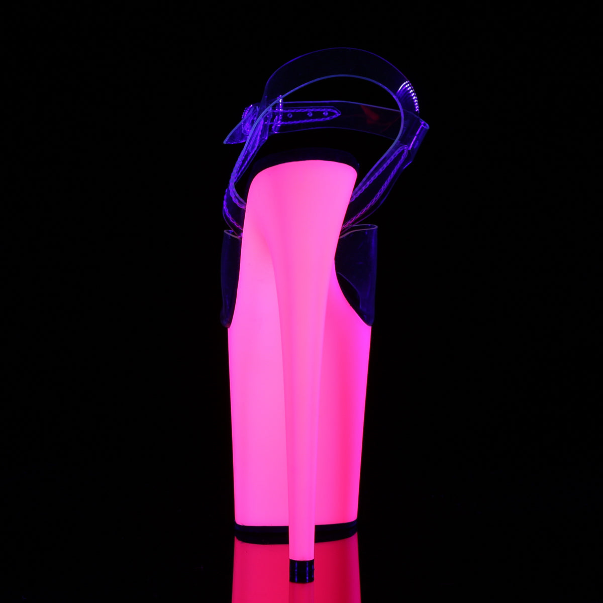 Pleaser Sandali da donna FLAMINGO-808UV CLR / NEON Pink