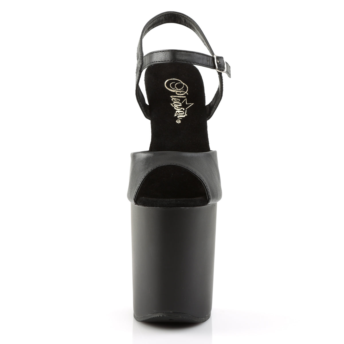 Pleaser Sandali da donna FLAMINGO-809 BLK in ecopelle / BLK opaco