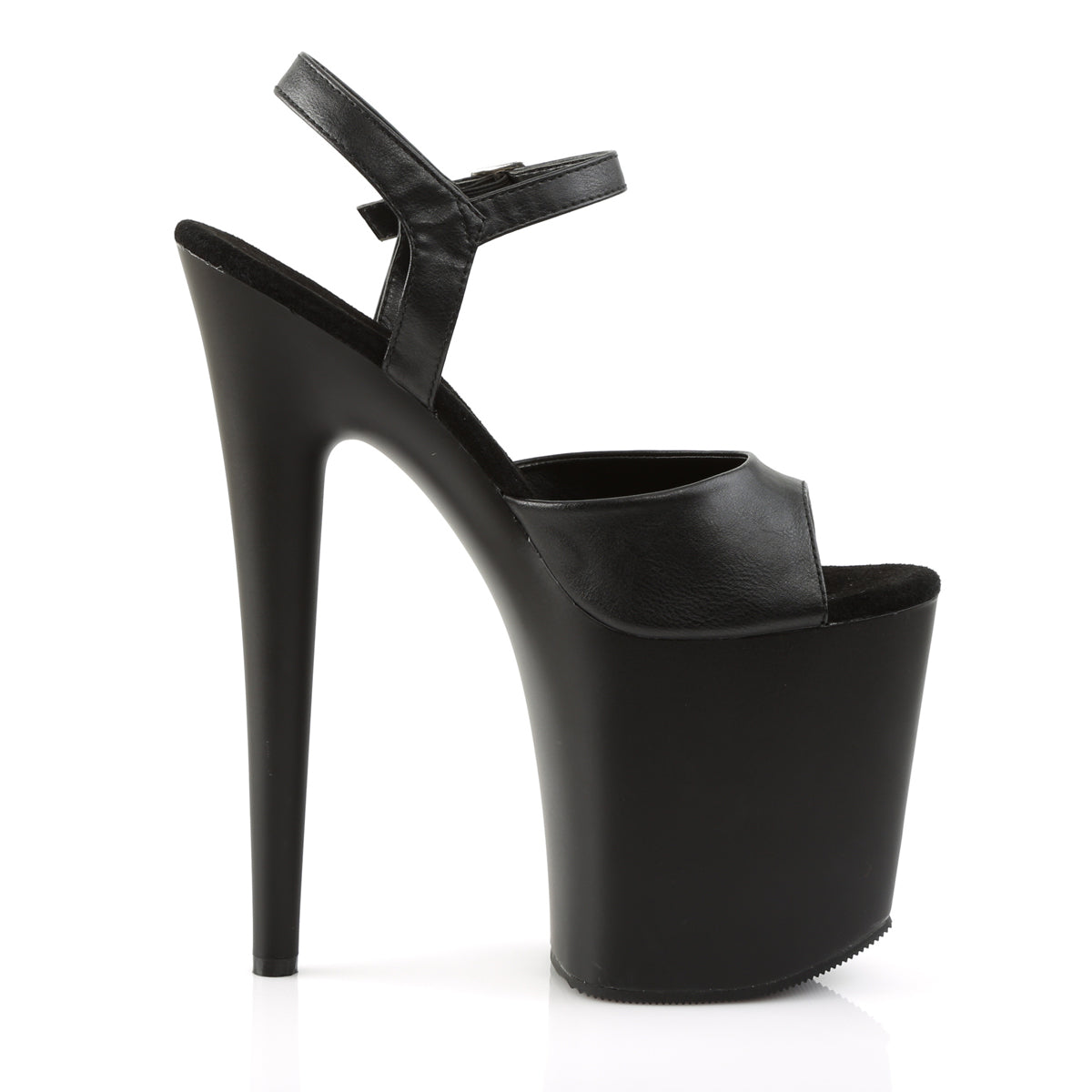 Pleaser Sandali da donna FLAMINGO-809 BLK in ecopelle / BLK opaco