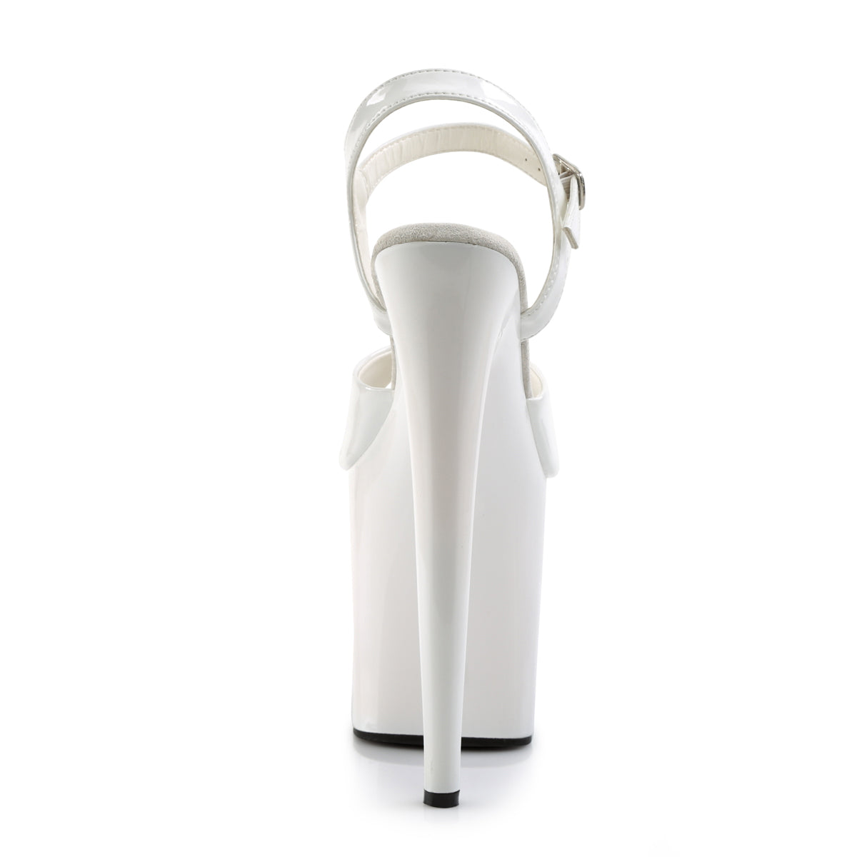 Pleaser Womens Sandals FLAMINGO-809 Wht Pat/Wht