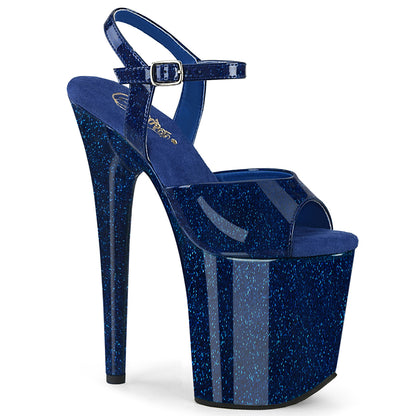 Pleaser   FLAMINGO-809gp blu navy blu pat/m