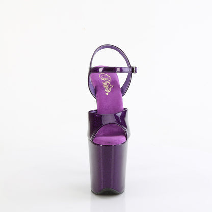 Pleaser   FLAMINGO-809gp pat/m glitter viola