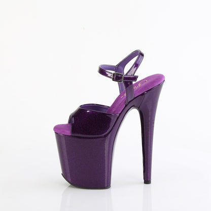 Pleaser   FLAMINGO-809gp pat/m glitter viola