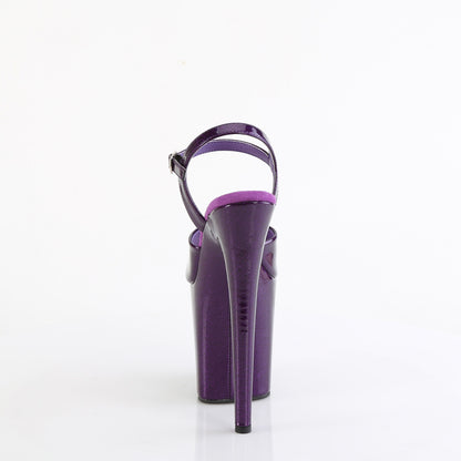 Pleaser   FLAMINGO-809gp pat/m glitter viola