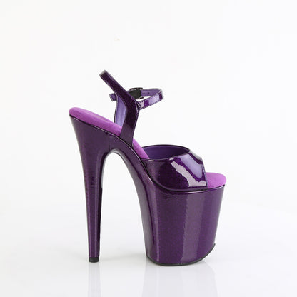 Pleaser   FLAMINGO-809gp pat/m glitter viola
