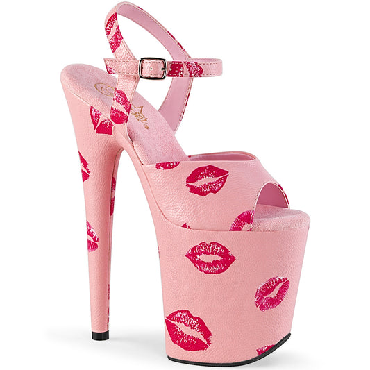 Pleaser Sandali da donna FLAMINGO-809KISSES B. Pink in ecopelle / b. Pelle ecopelle rosa