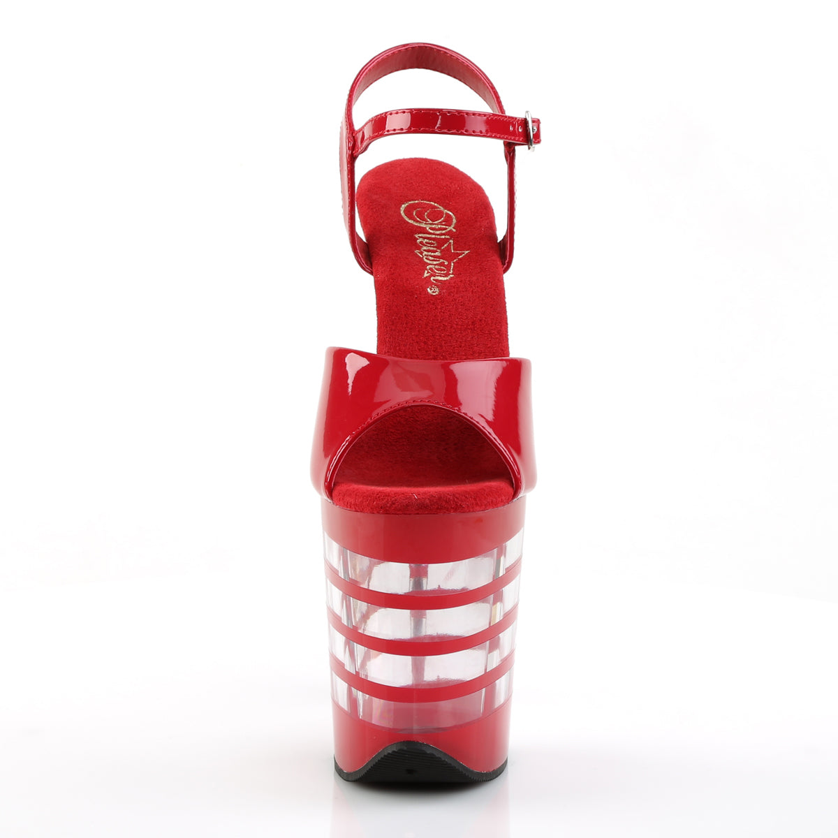 Pleaser Sandali da donna FLAMINGO-809LN rosso pat / rosso