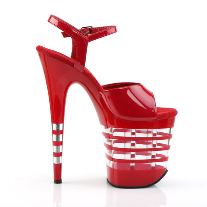 Pleaser Sandali da donna FLAMINGO-809LN rosso pat / rosso