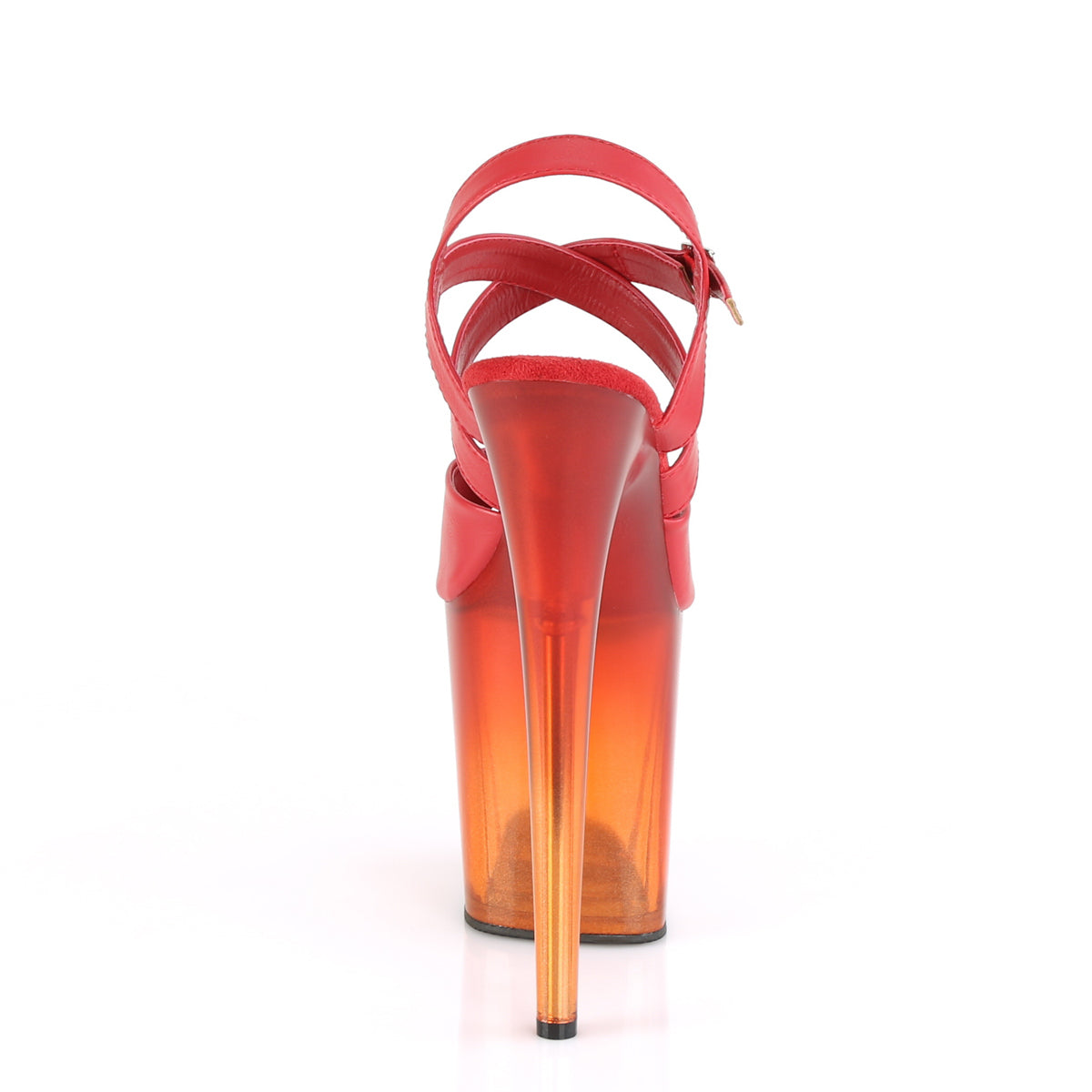 Pleaser Sandali da donna FLAMINGO-822T in ecopelle rossa / rosso sbiadito