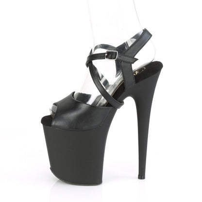 Pleaser Sandali da donna FLAMINGO-824 Blk in ecopelle / BLK opaco