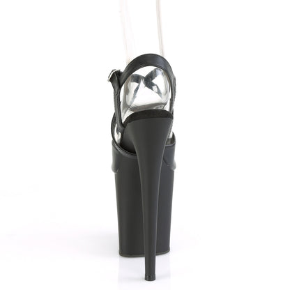 Pleaser Sandali da donna FLAMINGO-824 Blk in ecopelle / BLK opaco